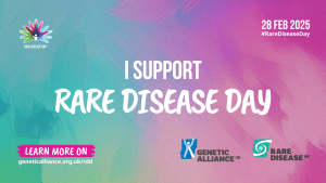 I support Rare Disease Day 2025 infographic