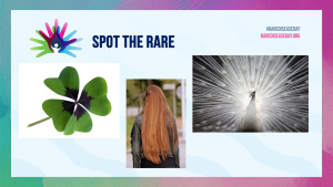 the images of rare things. A 4 leaf clover, ginger hair and a white peacock