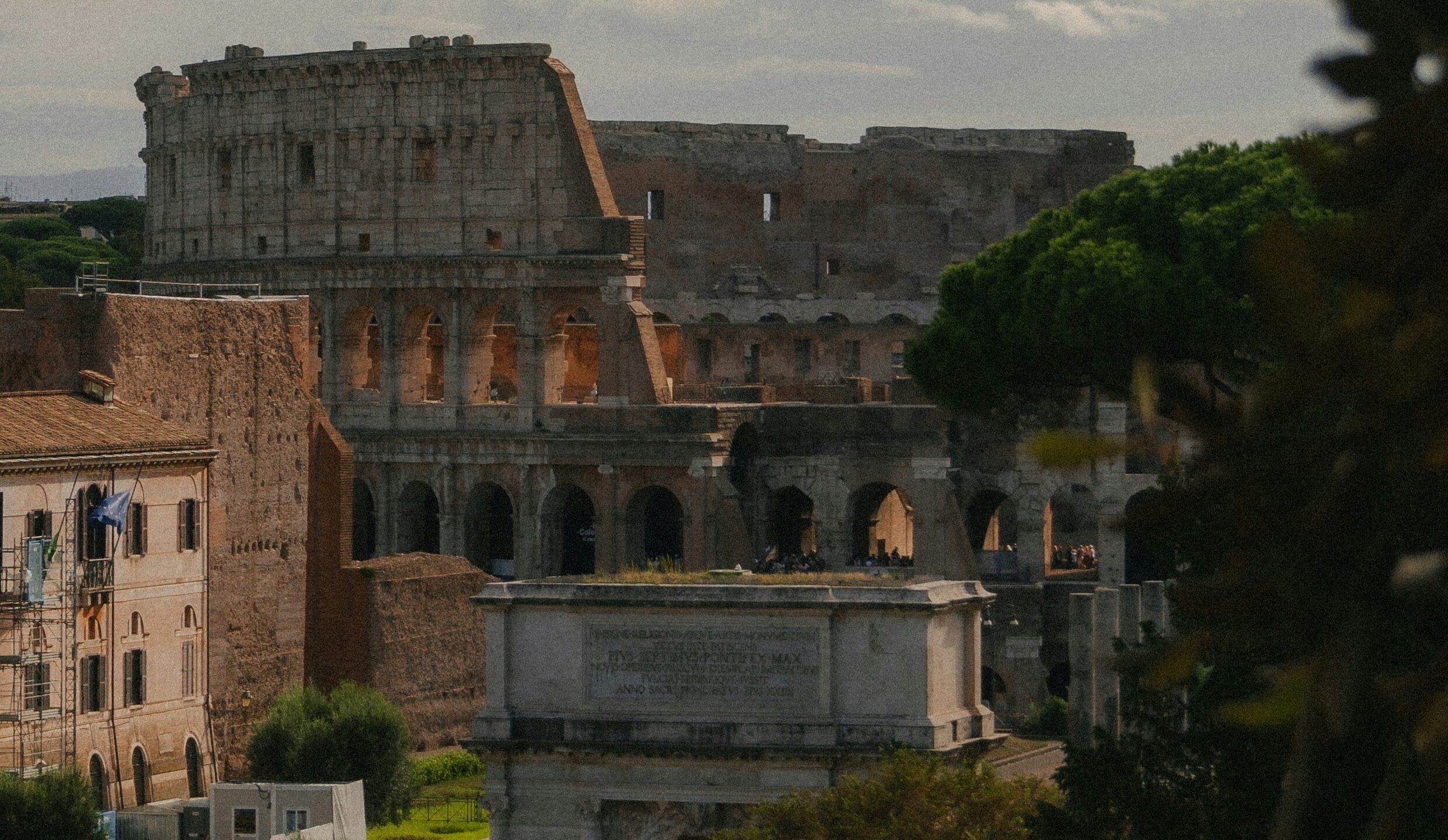 Photo by Matthias Oberholzer on Unsplash. Taken of the colosseum in Rome