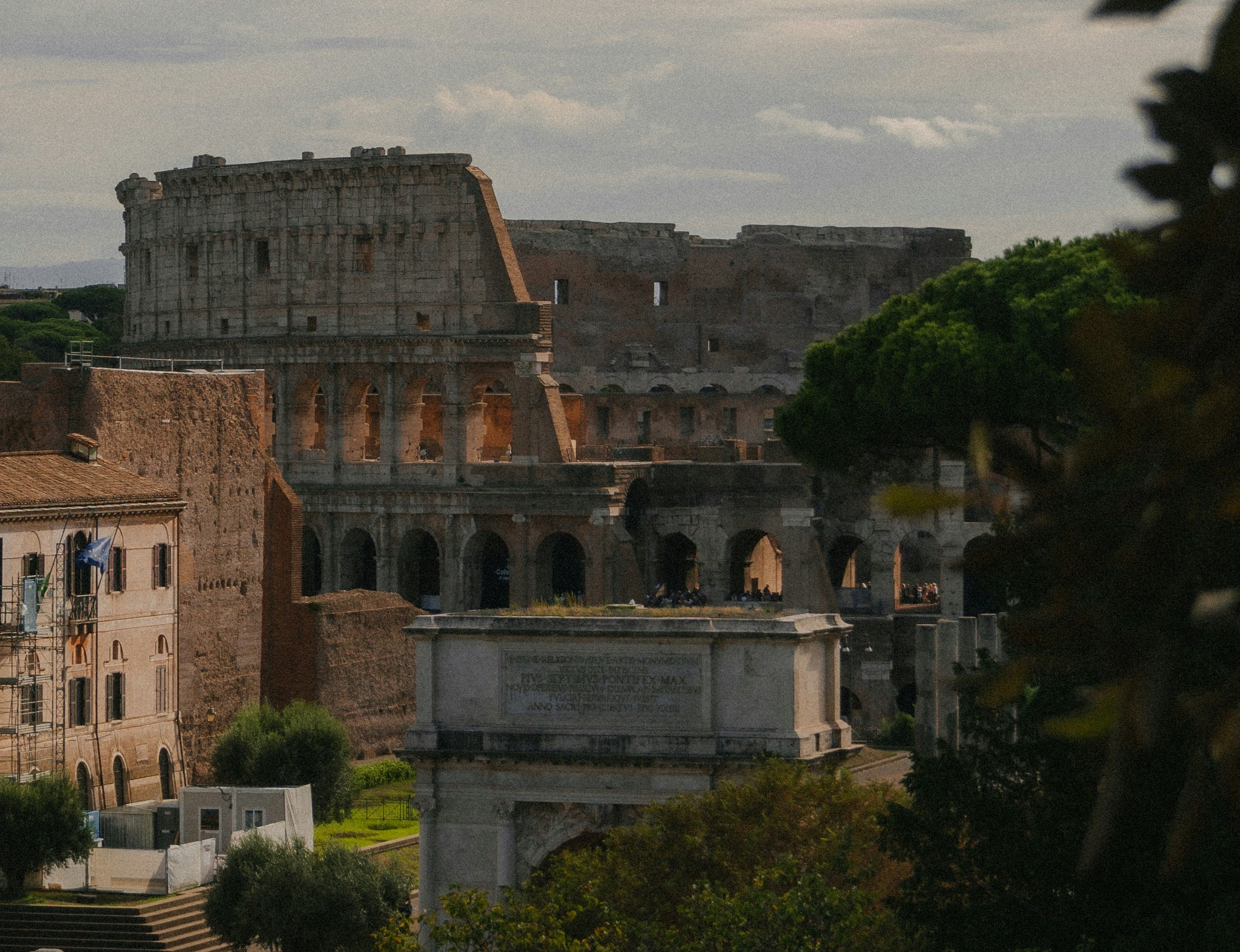 Photo by Matthias Oberholzer on Unsplash. Taken of the colosseum in Rome
